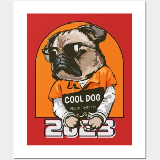 cool dog 2023 Posters and Art